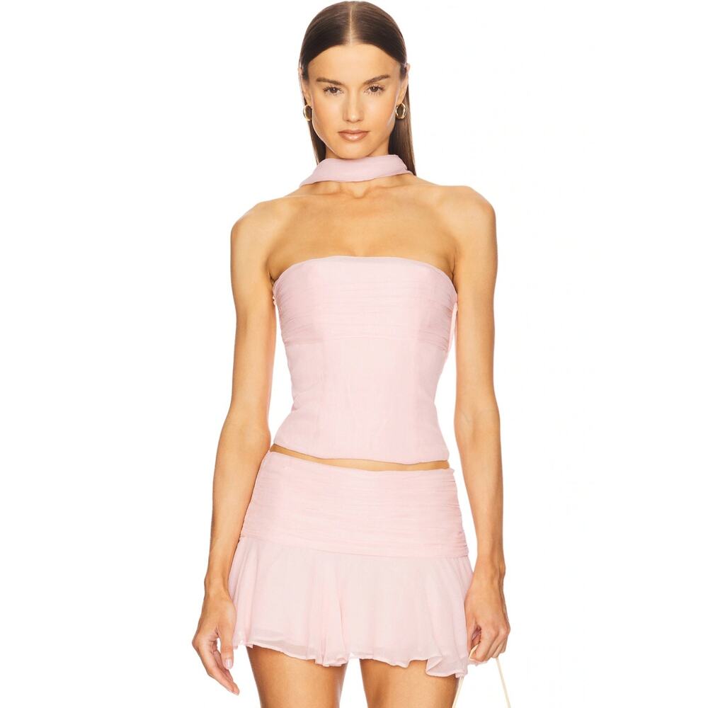 Revolve LOBA Aria Corset Pink Size Small NWT